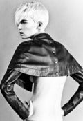 Image of LEATHER PELERINE