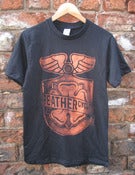 Image of Head Badge T-Shirts, Bronze on Black