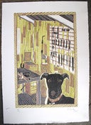 Image of Limited Edition A3 Lino Print by Matt Waudby.