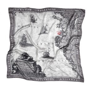 Image of SS2012: Silk scarf "MAP"