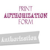 Image of Print Authorization Form