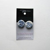 Image of Earrings - SM - Ab P - Cobalt