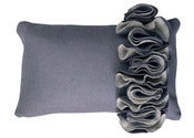 Image of Lorna Syson: Ruffle Cushion Slate