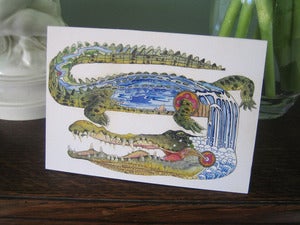 Image of Crocodile Card