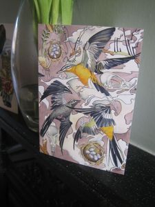 Image of Wagtails - Card