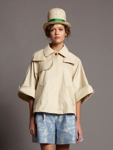 Image of A-Line Cotton Short Trench