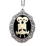 Image of Conjoined Twins Rococo Necklace