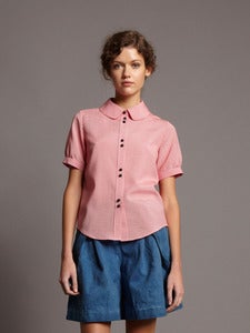 Image of Short Sleeve Gingham Shirt