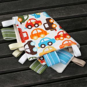 Image of ORGANIC Ribbon Blankies - BOY Colors