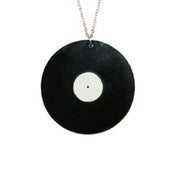 Image of Ltd. Edition Vinyl Record Necklaces made from layered COLOUR vinyl records.