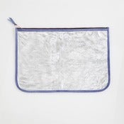 Image of LARGE CLUTCH-Silver & Lilac