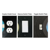 Image of Recycled Record Switchplates and Outlet Covers