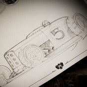 Image of The Hot Rod Art book: MOCS Vol 2 Custom Sketch in book