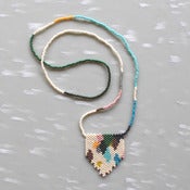 Image of Versicolor Peyote Stitch Necklace