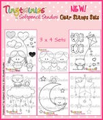 Image of 3 x 4 Softpencil Studios Stamps