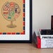 Image of Personalised Travel Globe Print