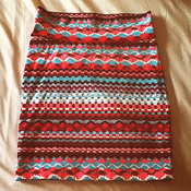 Image of Tribal pattern bodycon skirt
