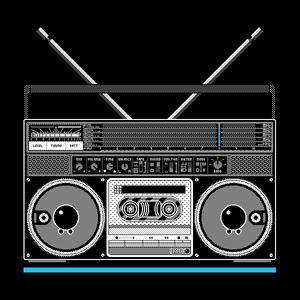 Image of XIX004: Boombox T-shirt