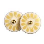 Image of Gold Flower Earpins by Scherning