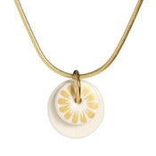 Image of Gold Flower Necklace by Scherning