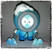 Image of Frozen Kenny Custom  3" Kidrobot South Park Vinyl Figure - MaloCustoms - De Korner Exclusive  