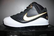 Image of Nike Lebron VII (7) White/Black/Gold