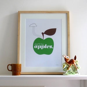Image of She'll Be Apples Print | Green 