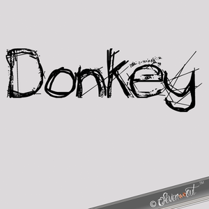 Voir design à imprimer: / View design to print: Donkey