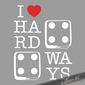 Voir design à imprimer: / View design to print: I Love Hardways