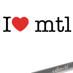 Voir design à imprimer: / View design to print: I Love mtl
