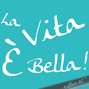 Voir design à imprimer: / View design to print: La Vita È Bella