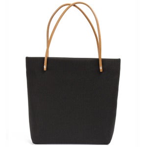 Image of black large tote