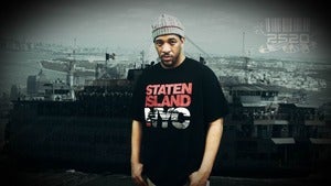 Image of 2520 Mens Staten Island NYC T-Shirt (Black) 