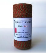 Image of Holiday Holly Berry Trendy Twine {Christmas Red & Green Bakers Twine}