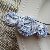 Image of Limited Edition: Spring Blue Rosette Headband