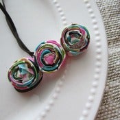 Image of Mini Rosette Headband: Summer