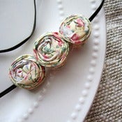 Image of Mini Rosette Headband: Sunshine Vintage