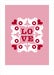 Image of Flock Screen Print | Pink