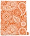 Image of Paisley Crescent Wallpaper - Tangerine Dream