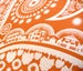 Image of Paisley Crescent Wallpaper - Tangerine Dream