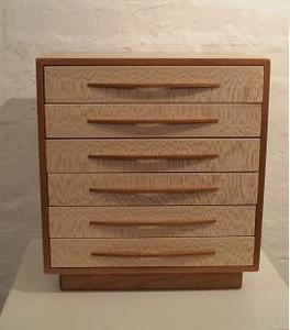 Image of Cherry Wood Jewelry Box