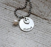 Image of Sister. Mother. Friend. necklace 