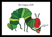 Image of The dead hungry caterpillar
