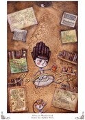 Image of Print - Alice in Wonderland, Down the Rabbit Hole