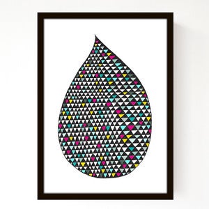 Image of A3 Big Drop - 3 Colour Options