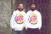 Image of ZOMBIE BURGER WHITE SWEATER 