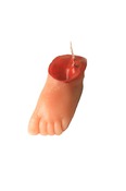Image of Severed Baby foot candle