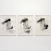 Image of Triptych Justified Scripture 1X1 with broom