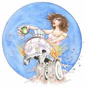 Image of Fine Art Digital Print (FADP):  Hot Rod Chick