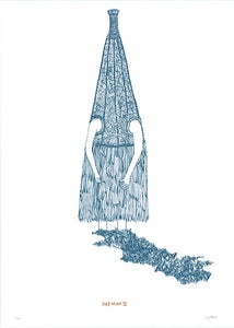 Image of Nigel Peake 'Shed Man V' Screen Print